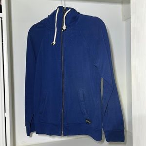 Extra small size sweater in blue color.